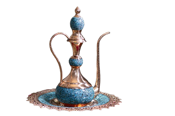 ظروف مسی فیروزه کوبی